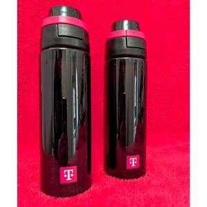 2-Pack T-Mobile Tuesdays 24oz BPA-Free Plastic Water Bottles New